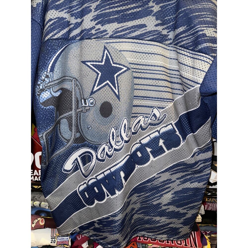 Vintage 90s CCM NFL Dallas Cowboys Aop Jersey Size XL - Picture 6 of 6